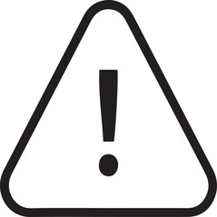 Warning signal icon symbol vector image
