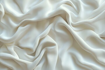 Obraz premium A white fabric with a pattern of lines and dots