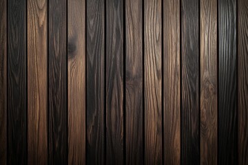 Naklejka premium A wooden background with a dark brown color