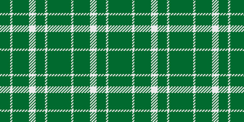 Simple green classic Christmas plaid Raster Pattern. Horizontal checkered winter holiday seamless pattern.