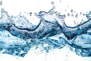 A close up of a wave of water