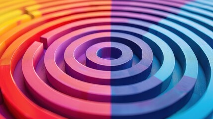 Colorful Spiral Pattern with Dynamic Gradient Effect
