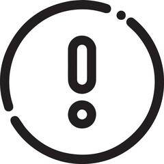 Warning signal icon symbol vector image
