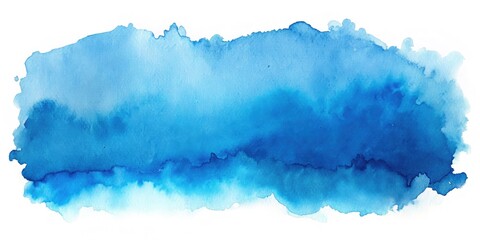 Obraz premium Elegant Blue Gradient Watercolor Illustrations for Backgrounds and Designs - Stunning Light Blue Hues on White Canvas for Modern Art, Prints, and Graphic Projects