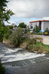 Obraz premium house on the river
