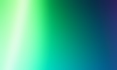 Obraz premium Abstract blurred background image of blue, green colors gradient used as an illustration. Designing posters or advertisements.