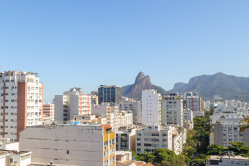 buildings in the ipanema neighborhood in rio de janeiro.