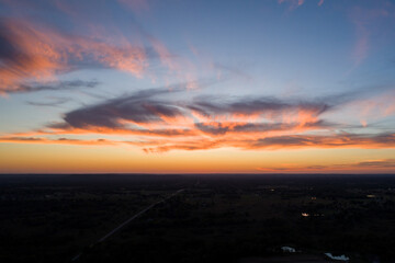 Sunset in middle America 1