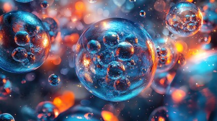 3D Representation of Human Stem Cell Therapy Concepts