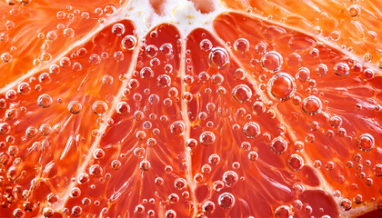 Extreme realistic macro photo of Fizzy Zest Grapefruit Peel Background Design.jpeg