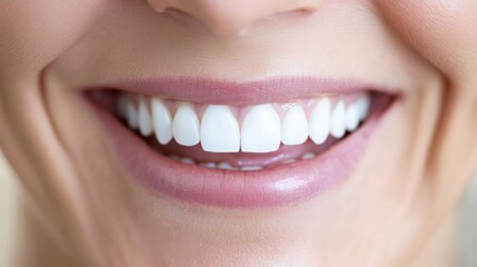 Fototapeta premium Elderly patient smiling dentures teeth showcasing dental care results. AI generated