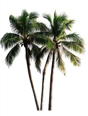 Obraz premium Tropical Palm Tree Island Paradise
