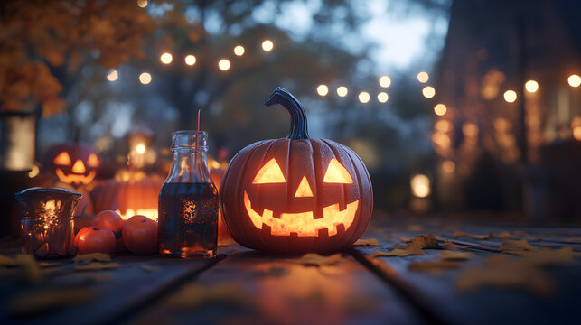 Halloween Encantado: Uma Festa M&iacute;stica Sob C&eacute;us Iluminados pela Lua