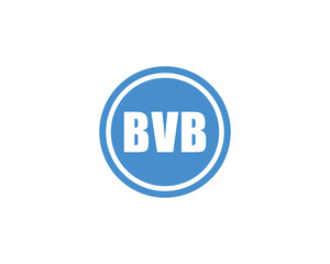 BVB logo design vector template. BVB