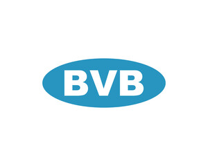BVB logo design vector template. BVB
