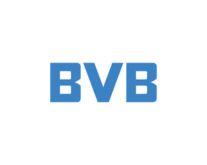 BVB logo design vector template. BVB