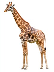 Fototapeta premium Striking Giraffe Portrait