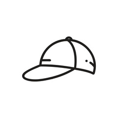 Baseball Hat Icon, Ball cap icon, Baseball Cap Icon
