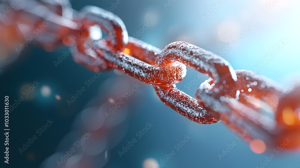 Aufkleber futuristic 3d depicting a blockchain network with interconnected nodes spanning across the globe rep