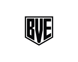 BVE logo design vector template. BVE