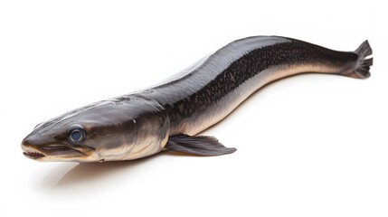 Fototapeta premium Eel fish isolated on white background. 