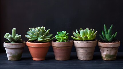 Fototapeta premium plants pots