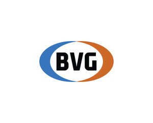 BVG Logo design vector template. BVG