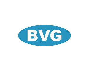 BVG Logo design vector template. BVG
