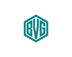 BVG Logo design vector template. BVG