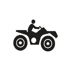 Person riding a snowmobile icon, Snowmobile icon