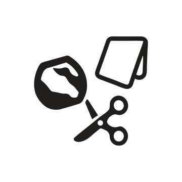 Rock Paper Scissors Vector Icon, rock-paper-scissors Vector