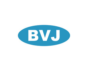 BVJ logo design vector template. BVJ
