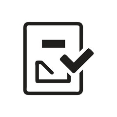 Check box selected / Vote icon, Poll icon