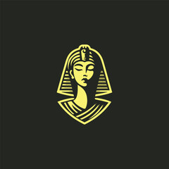 Cleopatra lady logo