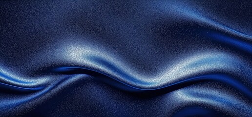 Fototapeta premium Luxurious Navy Silk Fabric - Elegant Texture for Fashion, Home Decor, and Branding
