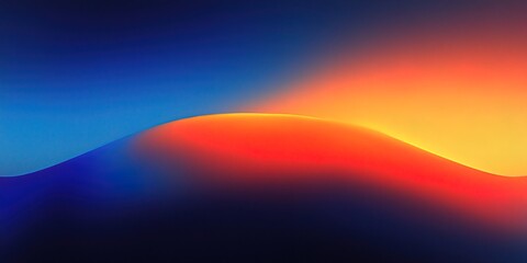 Abstract Sunset Horizon - Vibrant and Dynamic Background
