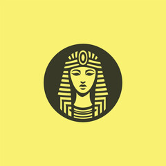 Cleopatra lady logo