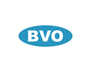BVO logo design vector template. BVO