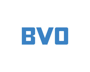 BVO logo design vector template. BVO