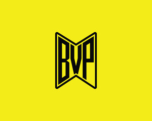 BVP logo design vector template. BVP