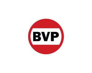 BVP logo design vector template. BVP