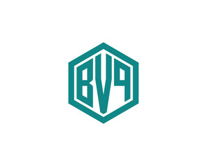 BVQ logo design vector template. BVQ