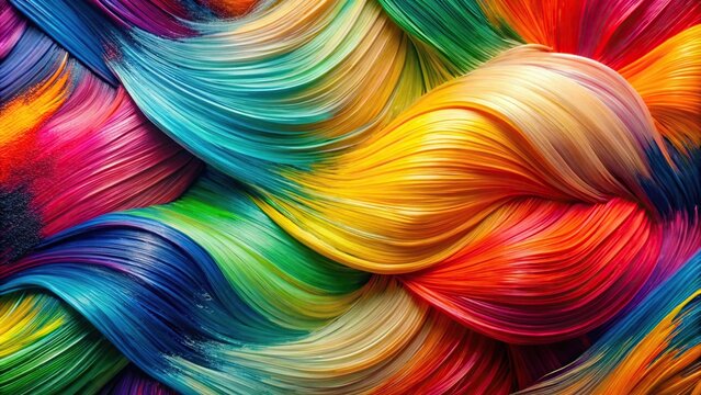 Close-Up stroke mesmerizing array parallel brush stroke