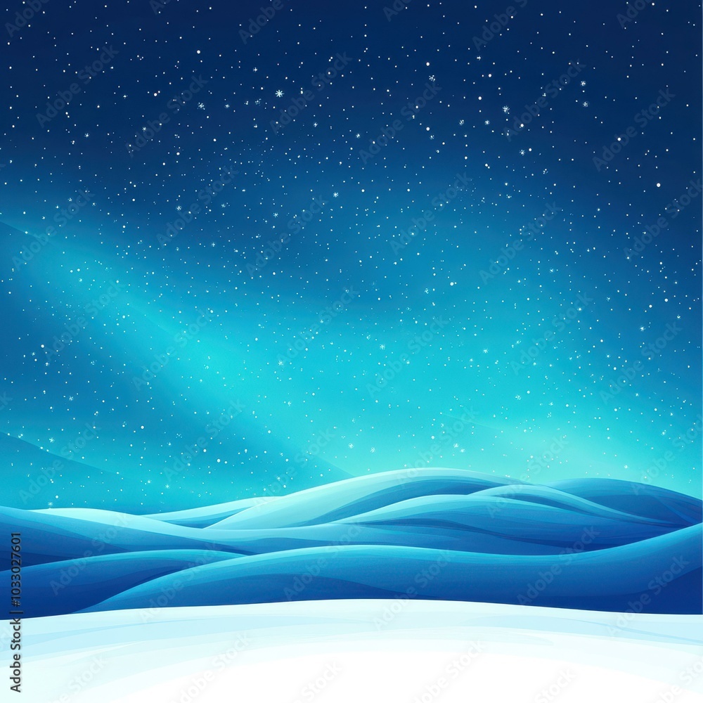 Canvas Prints Experience the mesmerizing dance of the aurora borealis against a  arctic night backdrop, showcasing natures beauty.