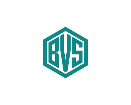 BVS logo design vector template. BVS