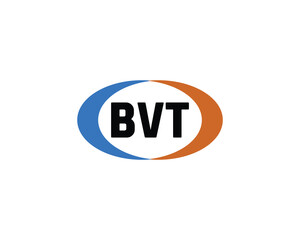 BVT logo design vector template. BVT