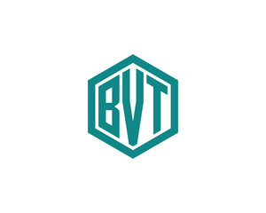 BVT logo design vector template. BVT