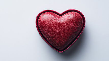 Fototapeta premium Celebrate National Chocolate Day with a heart-shaped chocolate treat in a cozy setting