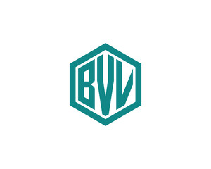 BVV Logo design vector template. BVV