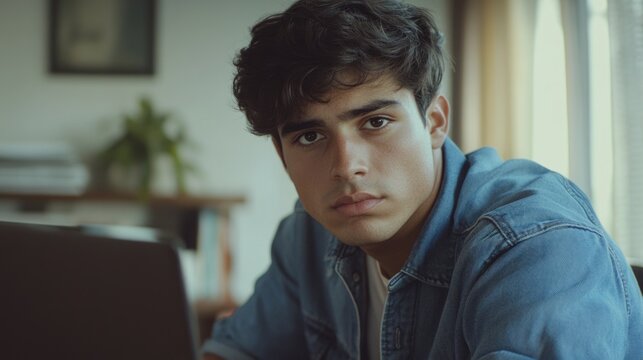 Contemplative Teenager